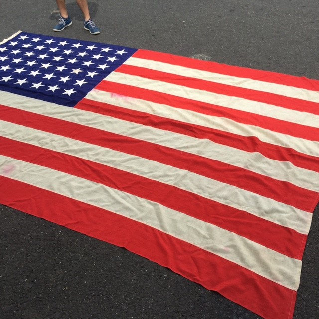 FLAG, USA Large Stitched - 86 x 156cm
